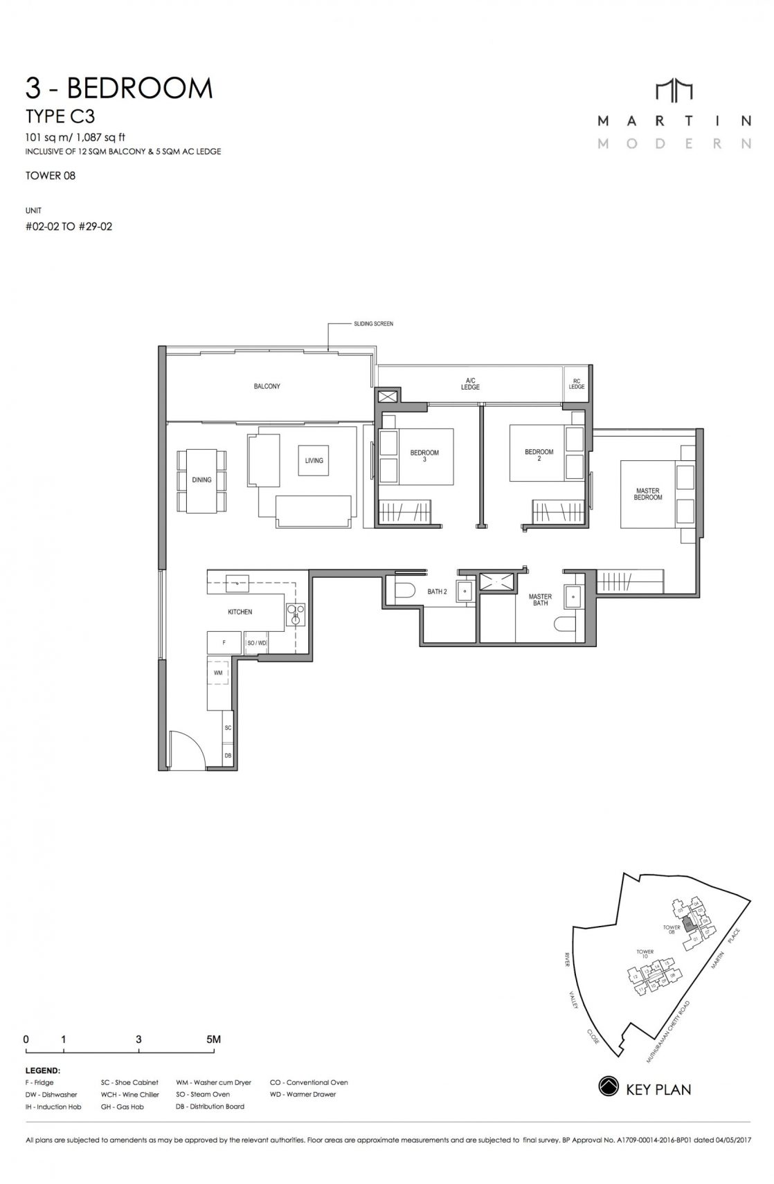 MARTIN MODERN 3-Bedroom TYPE C3