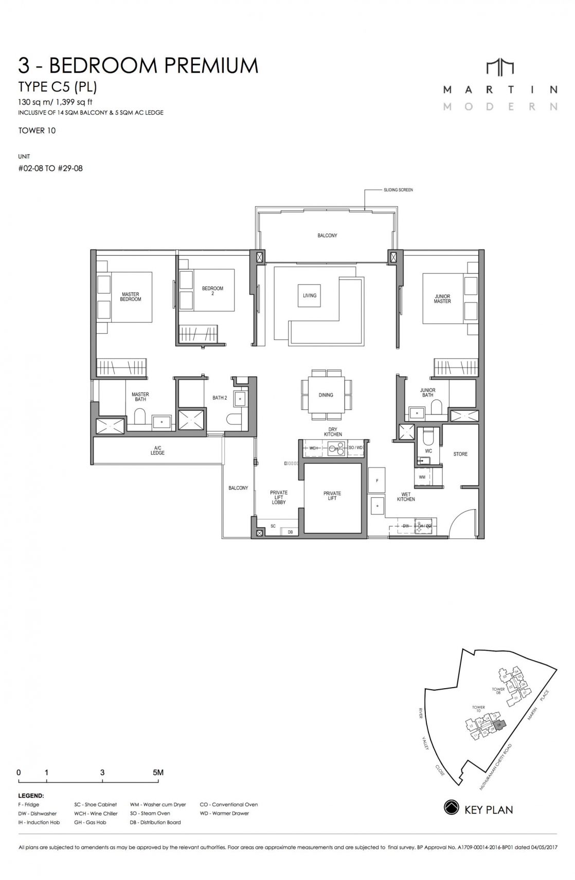 MARTIN MODERN 3-Bedroom TYPE C5PL