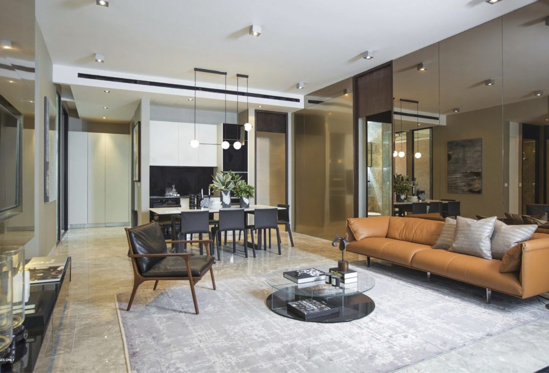 Martin Modern 3 bedroom premium living dining room