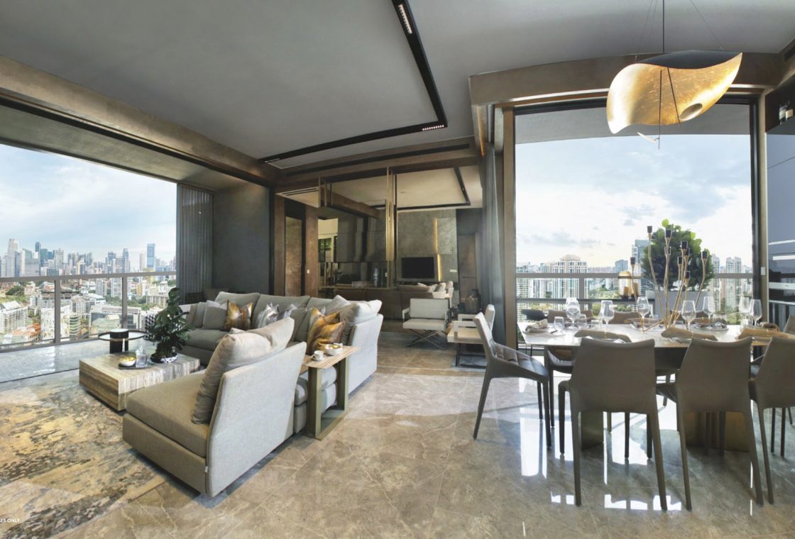 Martin Modern 4 bedroom premium living dining room